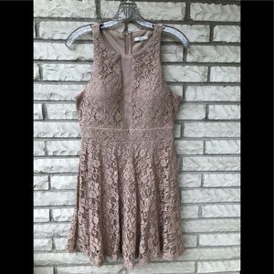 Sopranos Nude Lace Dress
